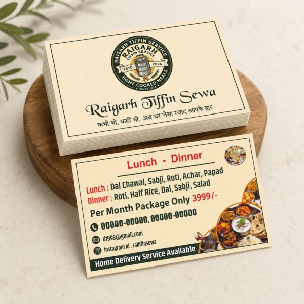 Glossy Tiffan Service Both Side Printed