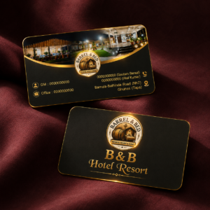 Gold Foil & UV 400 Gsm Business card