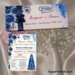 Digital Printing Wedding Card D015 B